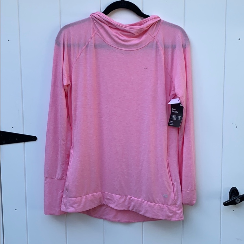 New! Gap fit Breathe hoody. Pink size M.